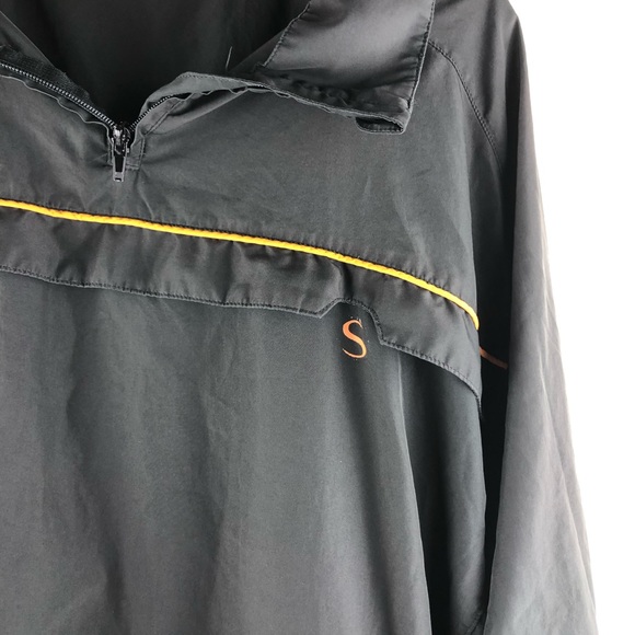 Men’s black pullover sauna sweat suit jacket S/M! - Picture 6 of 8